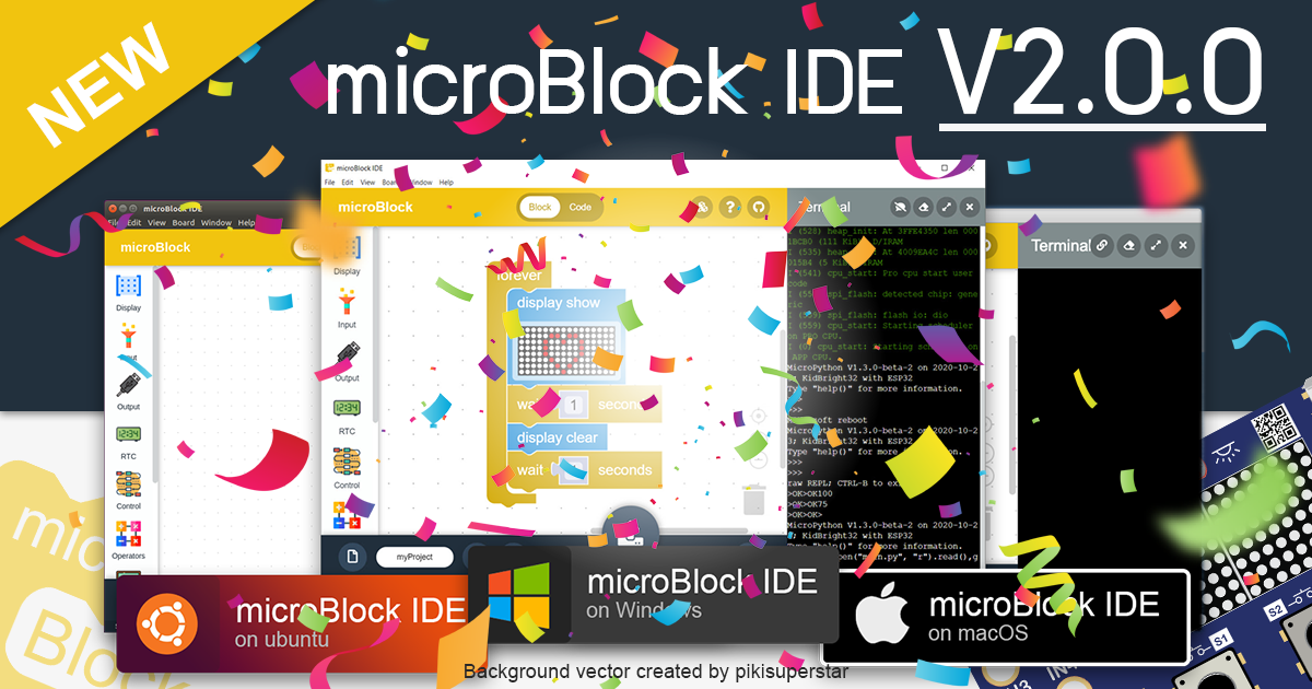 microBlock IDE V2.0.0 เปิดให้ดาวน์โหลดแล้ว