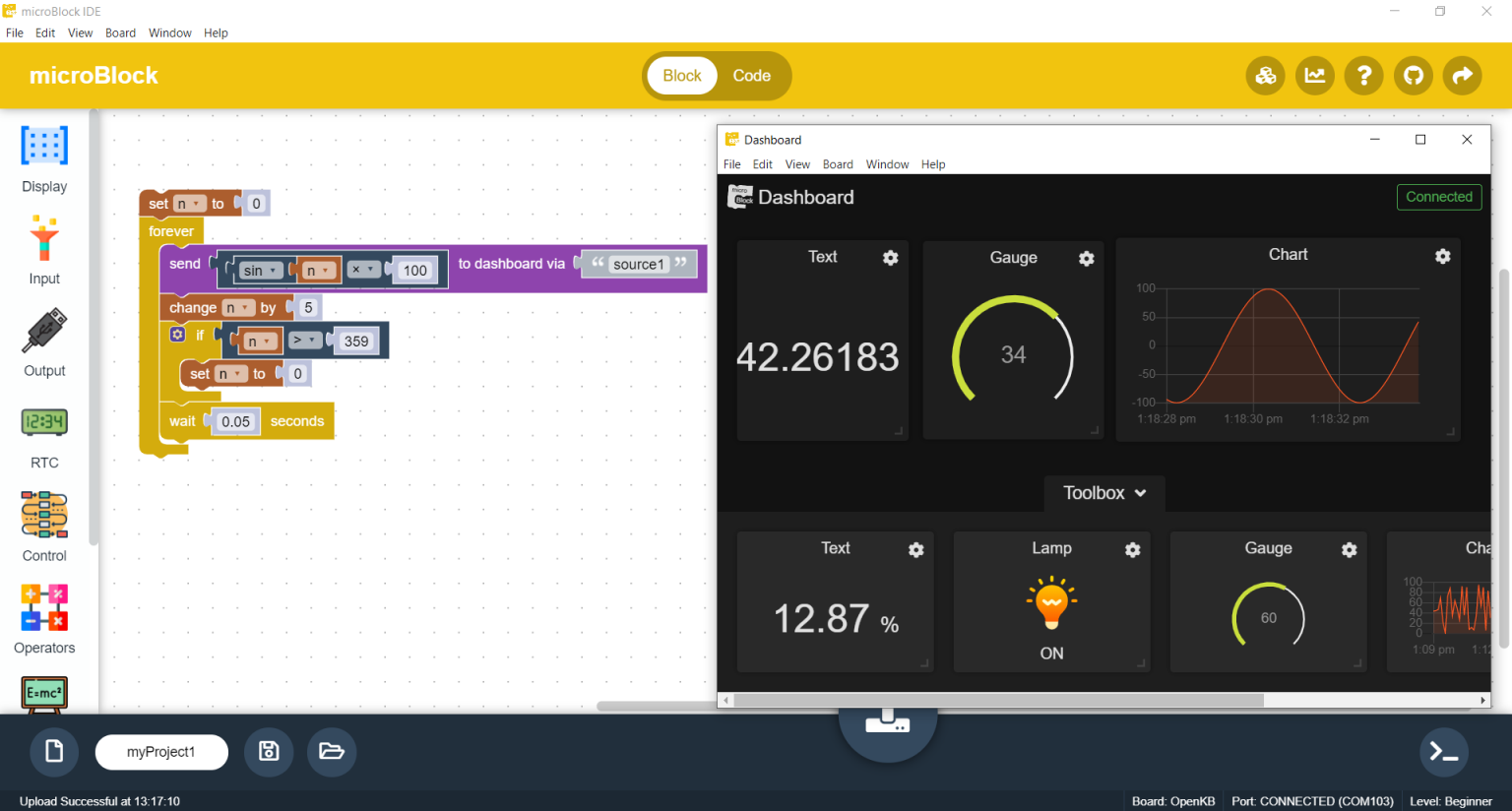 microBlock IDE V2.1.0 มีอะไรใหม่บ้าง - microBlock IDE